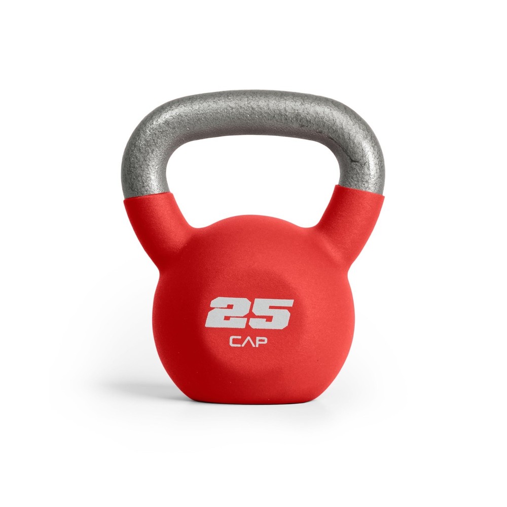 Cast Iron Kettlebell - Coated, Multiple Weights, Singles & Sets for Strength Tra