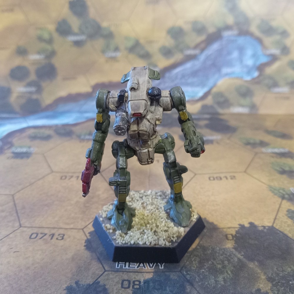 Battletech, Hansen's Roughriders Battle Lance, Partial Custom Painted.