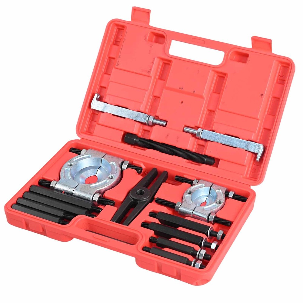 14pcs Bearing Puller Kit 5 Ton Capacity Bearing Separator Tools Set w/ Case