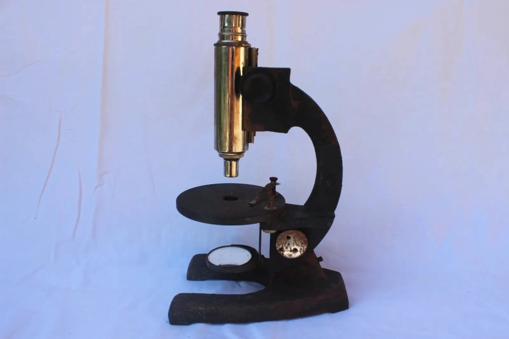 Vintage Soviet MICROSCOPE USSR cccp Measuring device
