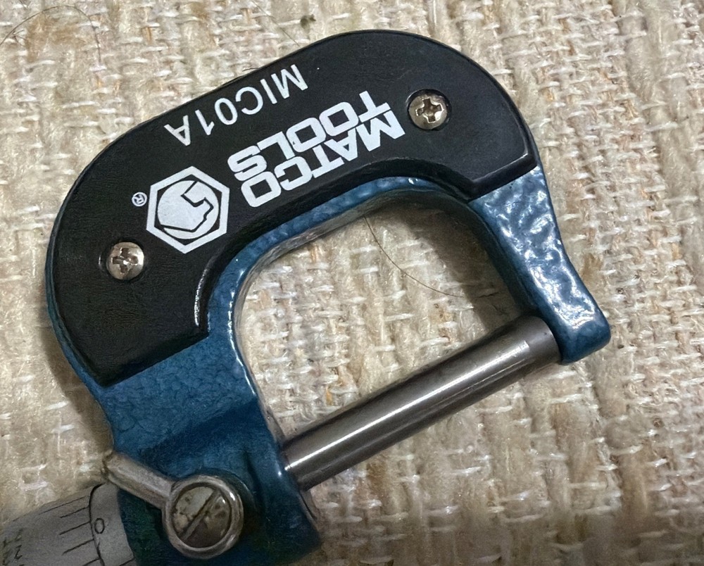 Matco Tools Outside Micrometer (MIC01A)... FREE S&H!