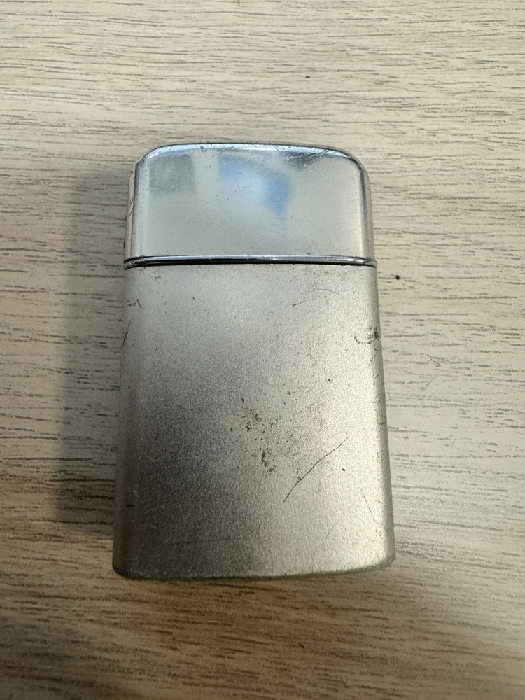 Vintage Ronson Typhoon Flip Top Lighter - Silver Tone