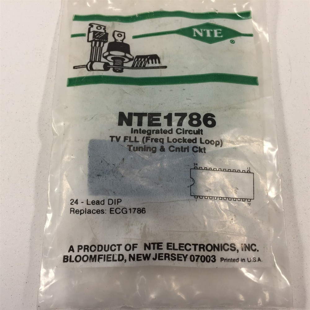 (1) NTE NTE1786 IC Frequency Lock Loop (FLL) Tuning & Control Circuit