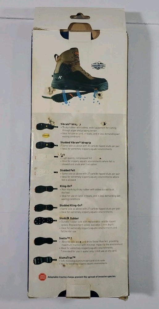 Korkers OmniTrax Interchangeable Traction Sole System