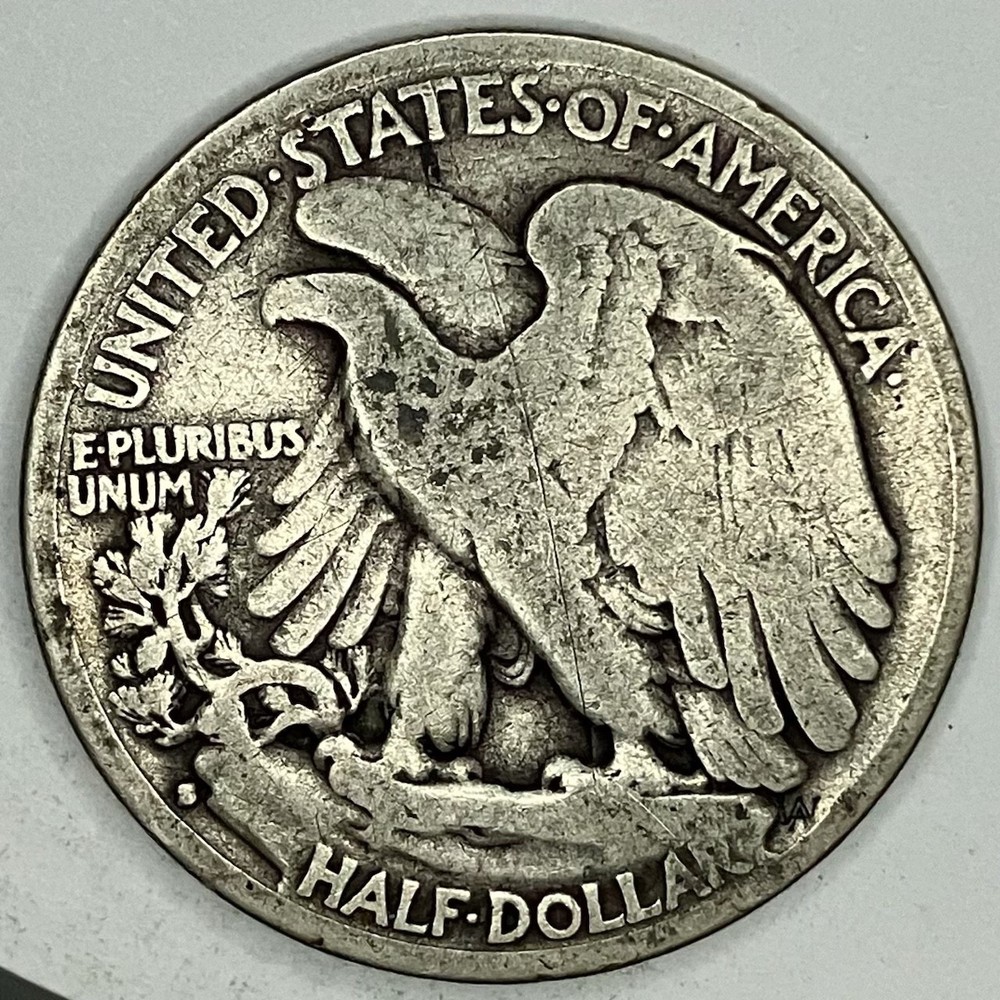 1929-S Walking Liberty Half Dollar 90% silver