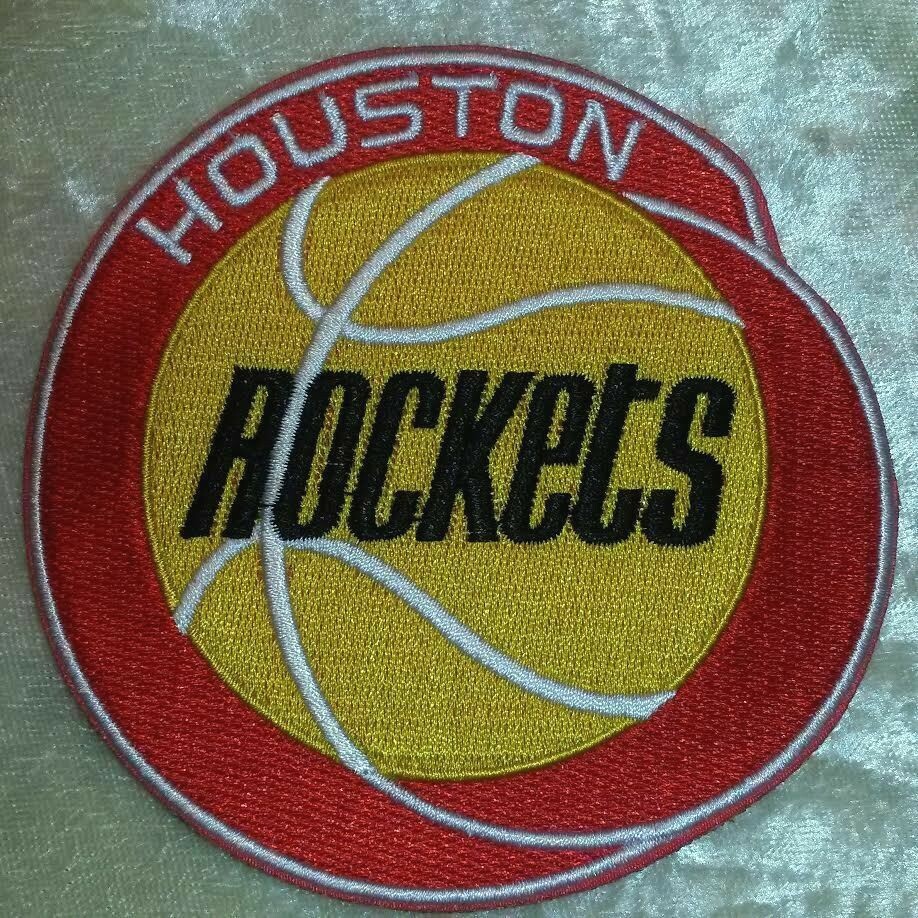 Houston Rockets BIG 5.5" Iron On Embroidered Patch ~ FREE Tracking!