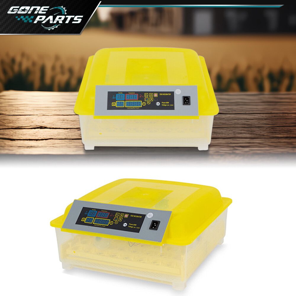 For 48 Digital Egg Incubator Hatcher Automatic Egg Turning Temperature Control