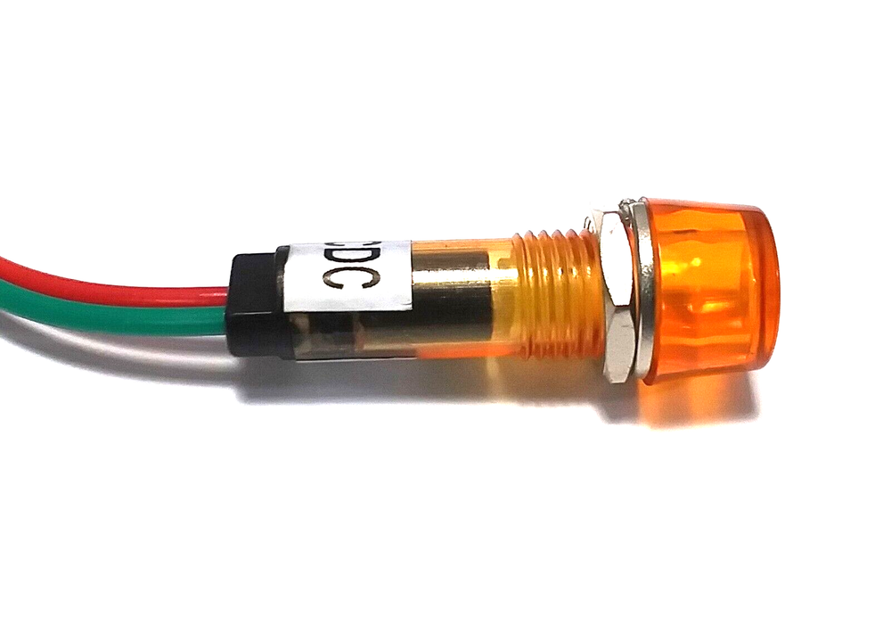 3 BBT 24 volt Waterproof Amber LED Hi-Profile Indicator Lights