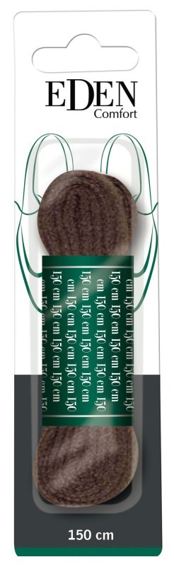 Brown Flat Shoelaces Cm.150 Gabbiano 11630