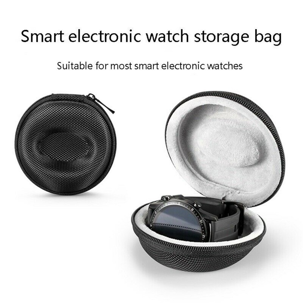 Smart Watch EVA Travel Case Portable Storage Zippered Container Box Case