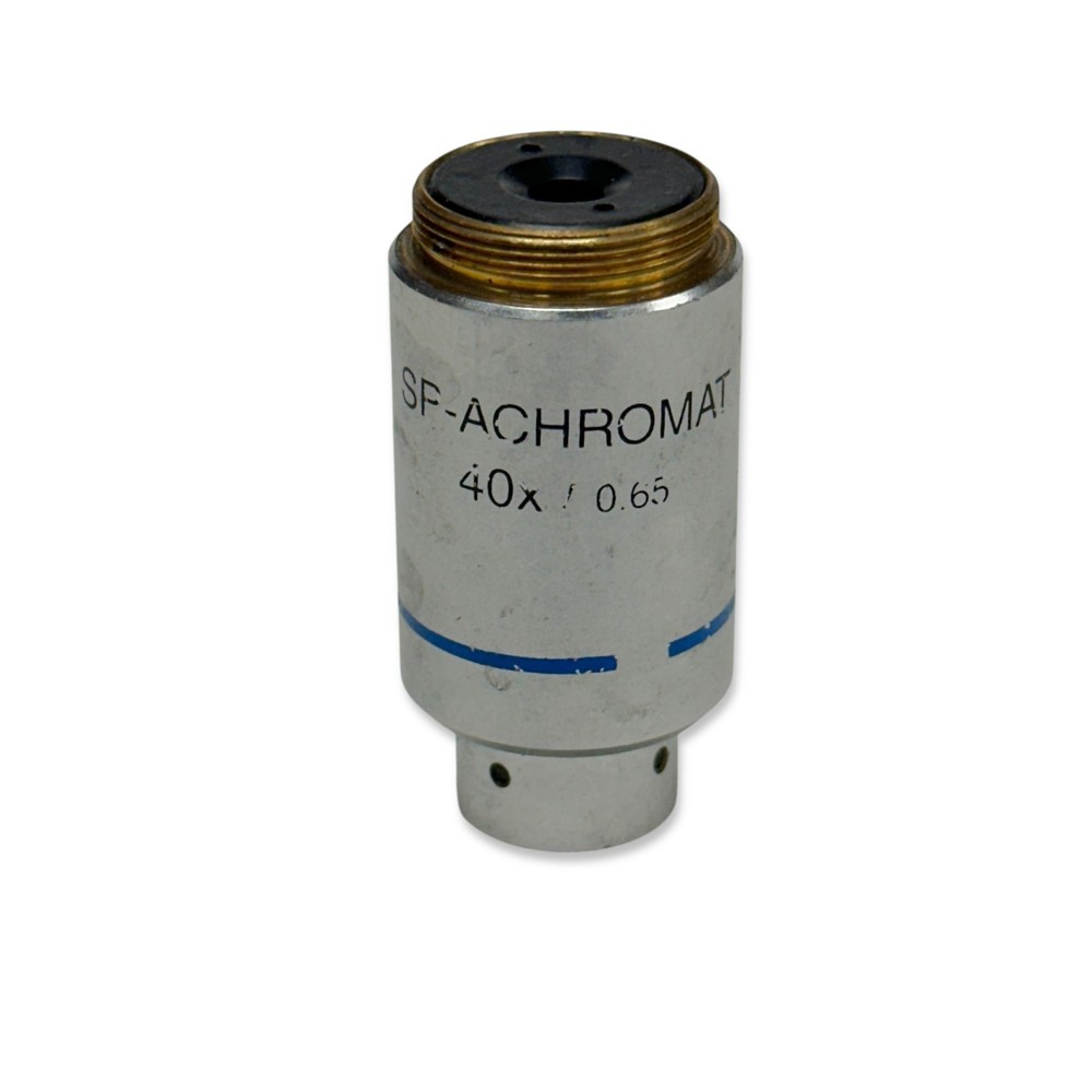 SP-Achromat 40x / 0.65 Microscope Objective Lens Blue Ring RMS Threaded