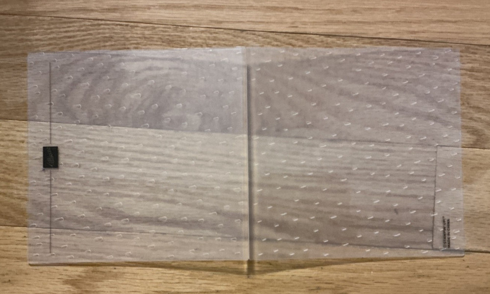 Stampin Up! Raindrops embossing folder