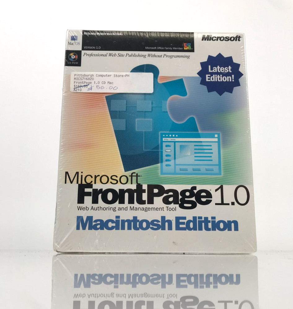 (NEW) Microsoft FrontPage 1.0 Macintosh Edition