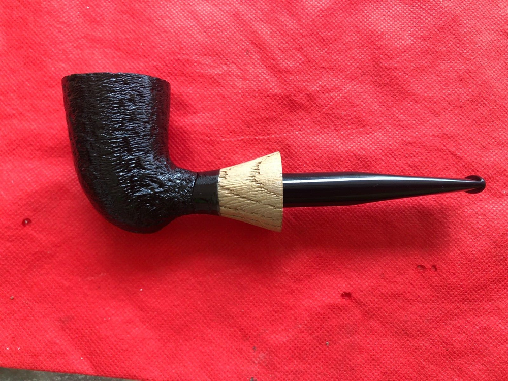 TURKIEWICZ BLACK OAK (MORTA) HAND MADE CALABASH PIPE 78