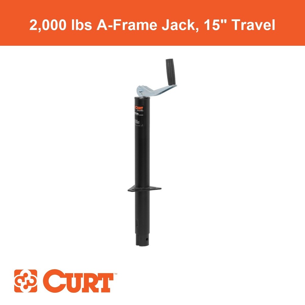 A-Frame Jack with Top Handle (2,000 lbs, 15" Travel)