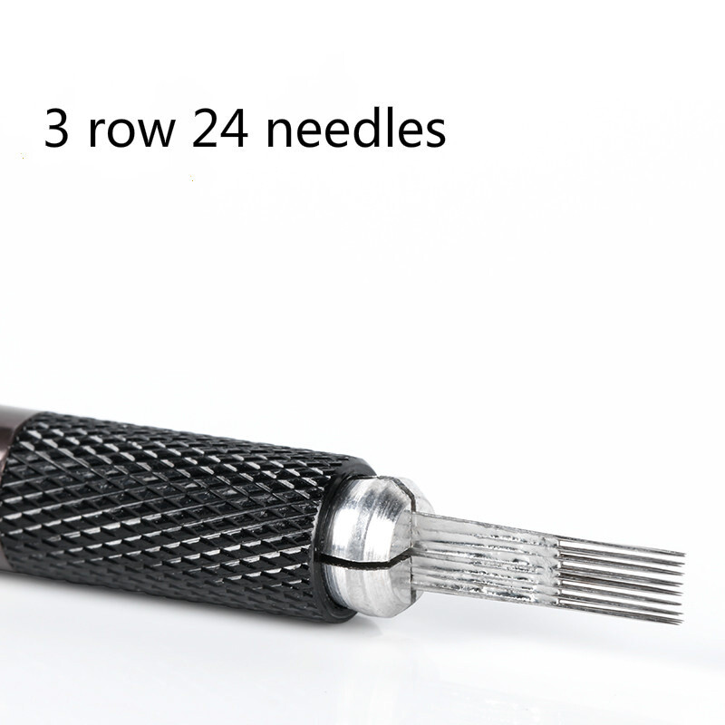 2Rows 3Rows Microblading Needles Permanent Makeup Sterilized tebori Tattoo Blade