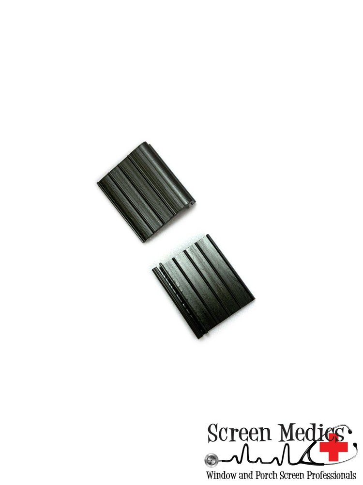 50 Pack - Black Hard PVC Pull Tabs for Window Screens