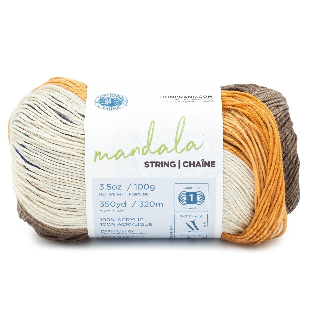 Lion Brand Mandala String Yarn-Country - 3 Pack