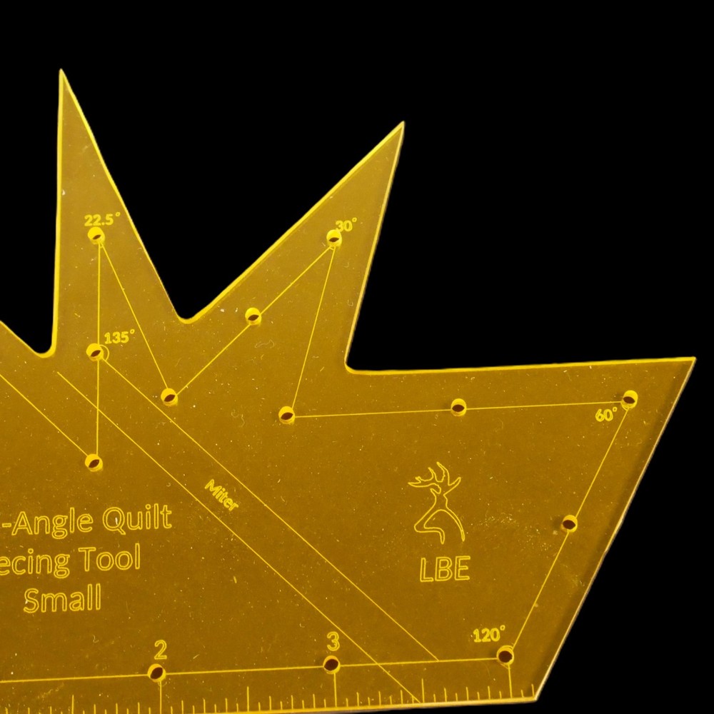 Multi-Angle Quilt Patchwork Paper Piecing Template Tool Acrylic 3 Sizes Avail