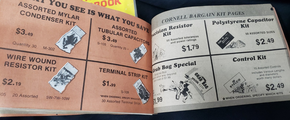 Cornell Electronics Company Mail Order Catalog / Invoice / Price Lists