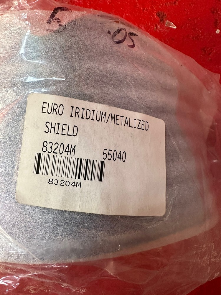 Simpson Euro Iridium Metalized Shield Visor 83204M