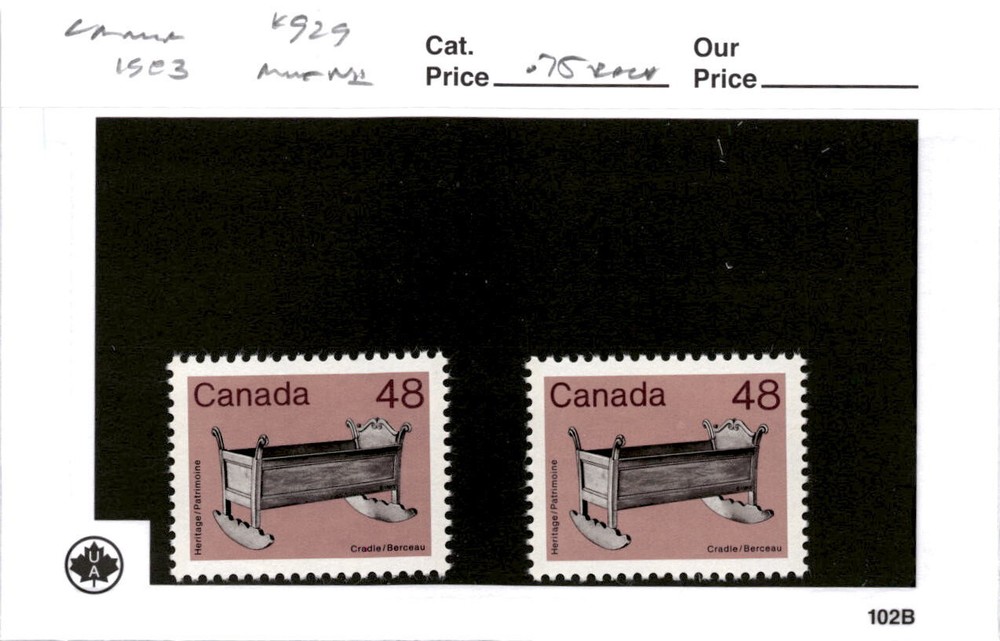 Canada, Postage Stamp, #929 (2 Ea) Mint NH, 1983 (AB)
