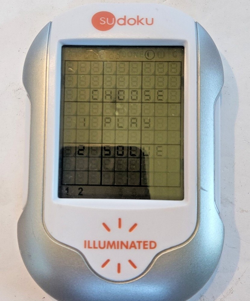 Sudoku Illuminated Handheld Electronic Game Techno Source Touch Screen Tested