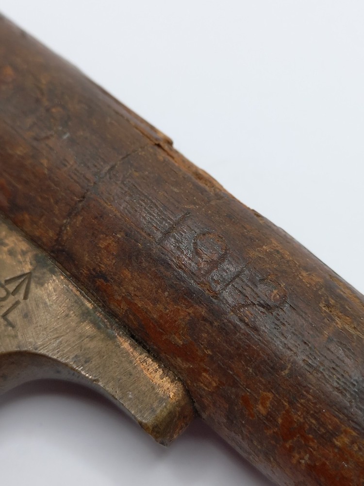 Antique Ammunition Box Key, Dated 1912, British Army, Fine Aged Condition