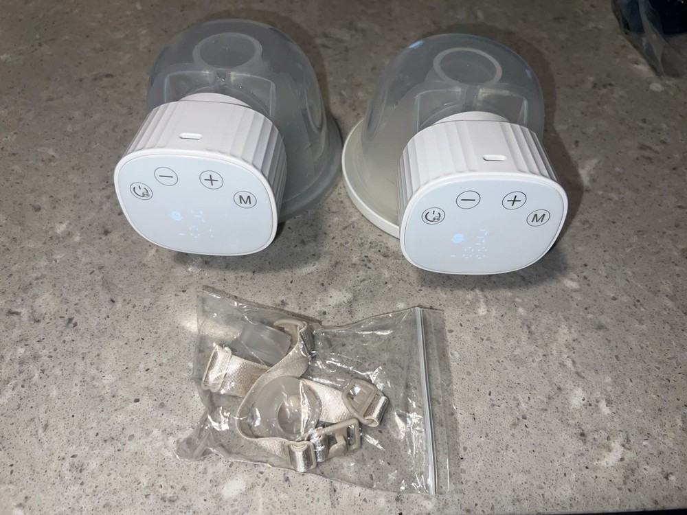 KRX Double Wearable Breast Pump, LCD Display