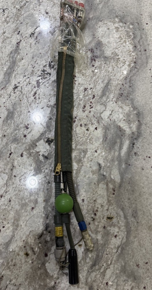 PILOT AVIATION OXYGEN MASK Pull Cord Comms AIRCRAFT EJECTION SEAT MARTIN BAKER