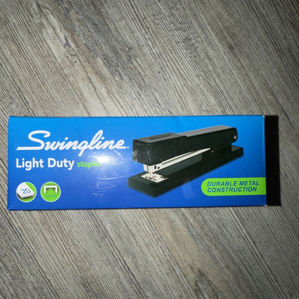 Swingline S7040501 Light Duty Standard Stapler 20 Sheets Black