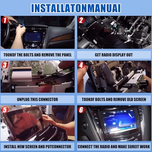 CUE Touch Screen Display Compatible with Cadillac ATS Escalade XTS 2013-2017