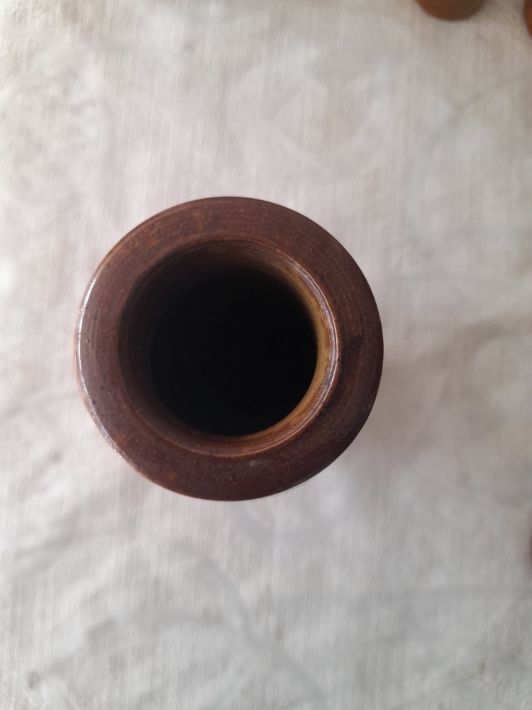 Brown Salt Glazed Stoneware Storage