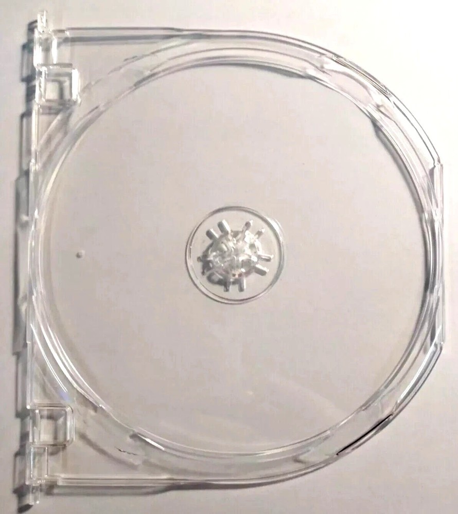4 x Blu-ray/DVD Case Single Swing Tray - Clear (acrylic)