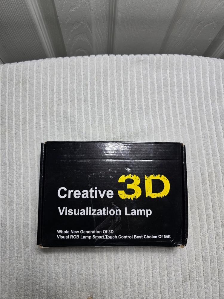 3D Creative Visualization Lamp LED Illusion Night Light Table Kids Gift (A)