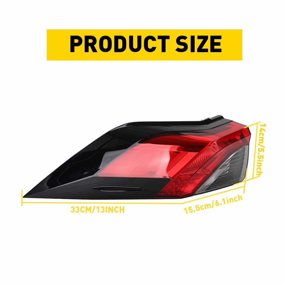 For 2019-2023 Toyota Rav4 Outer Tail light Lamp Driver Side Left Replacement Kit
