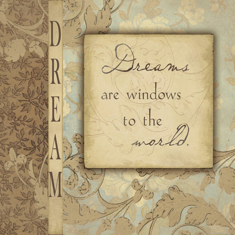 Ceramic Tile Mural Kitchen Backsplash - Dream - Inspiration Affirmation Art