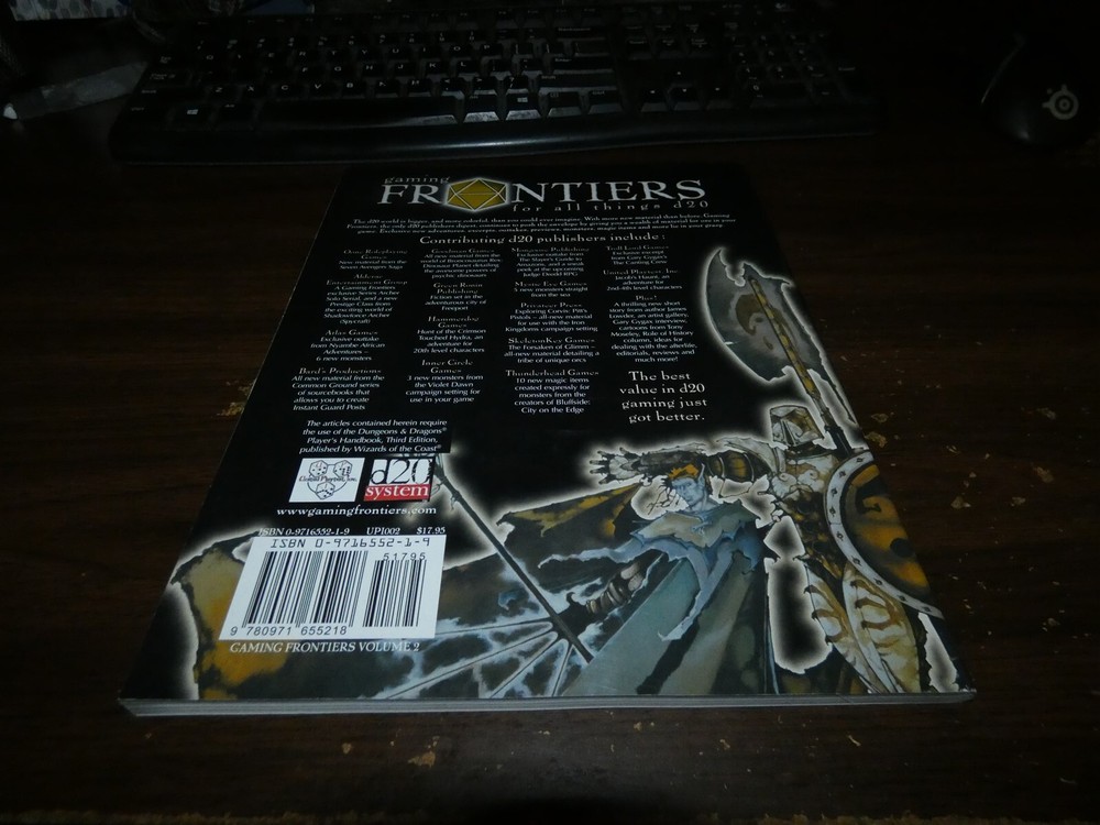 D20: Gaming Frontiers Volume 2