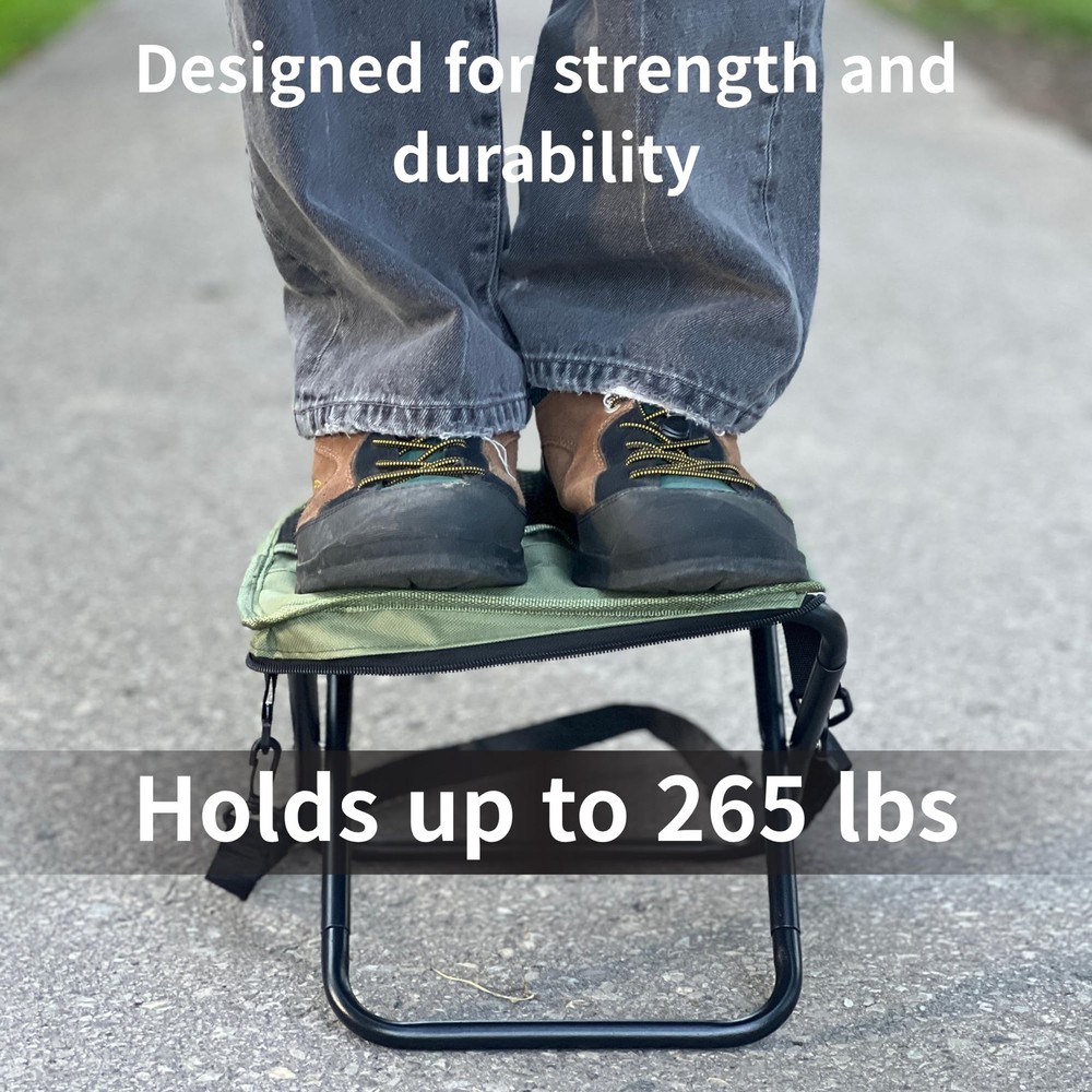 Arimanile Folding Camp Stool, Lightweight Foldable Camping Stool, Compact Min...