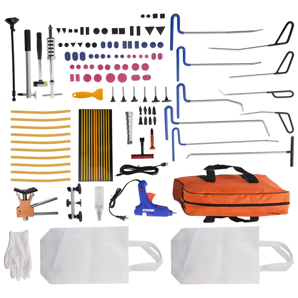 89pcs Paintless Dent Removal Tool Kit Bridge Puller Slide Hammer Repair