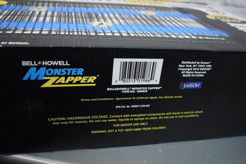 Bell + Howell 1986 Mosquito Insect Killer Panel Bug Zapper NEW