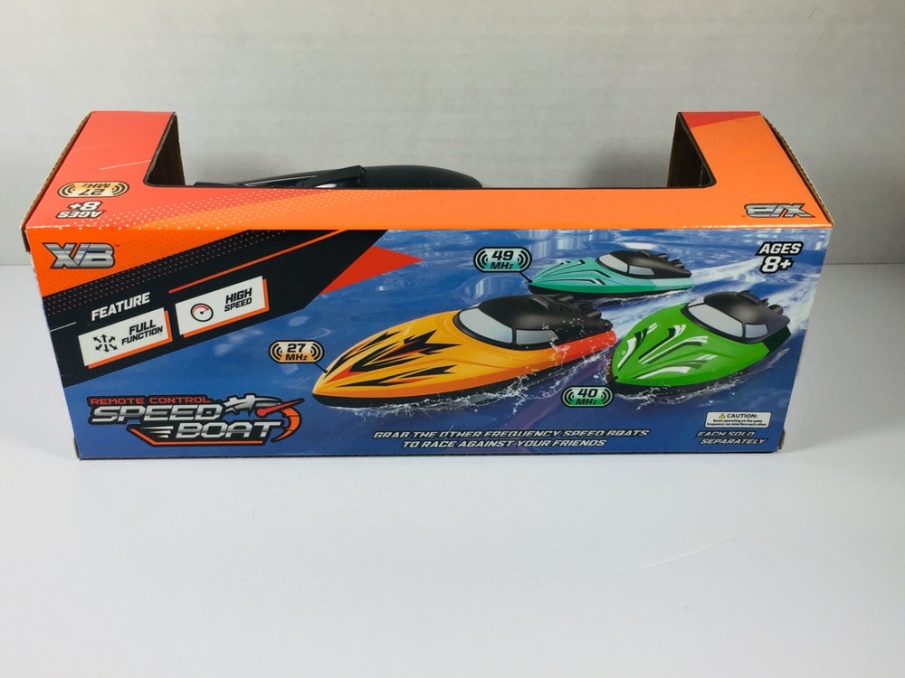 XVB Remote Control High Speed Full Function Speed Boat AGES 8+ 27 MHZ Z1