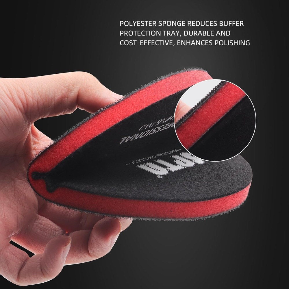 5"125mm Backing Pad Hook and Loop Backing Plate 5/16"-24 Thread DA Air Random...