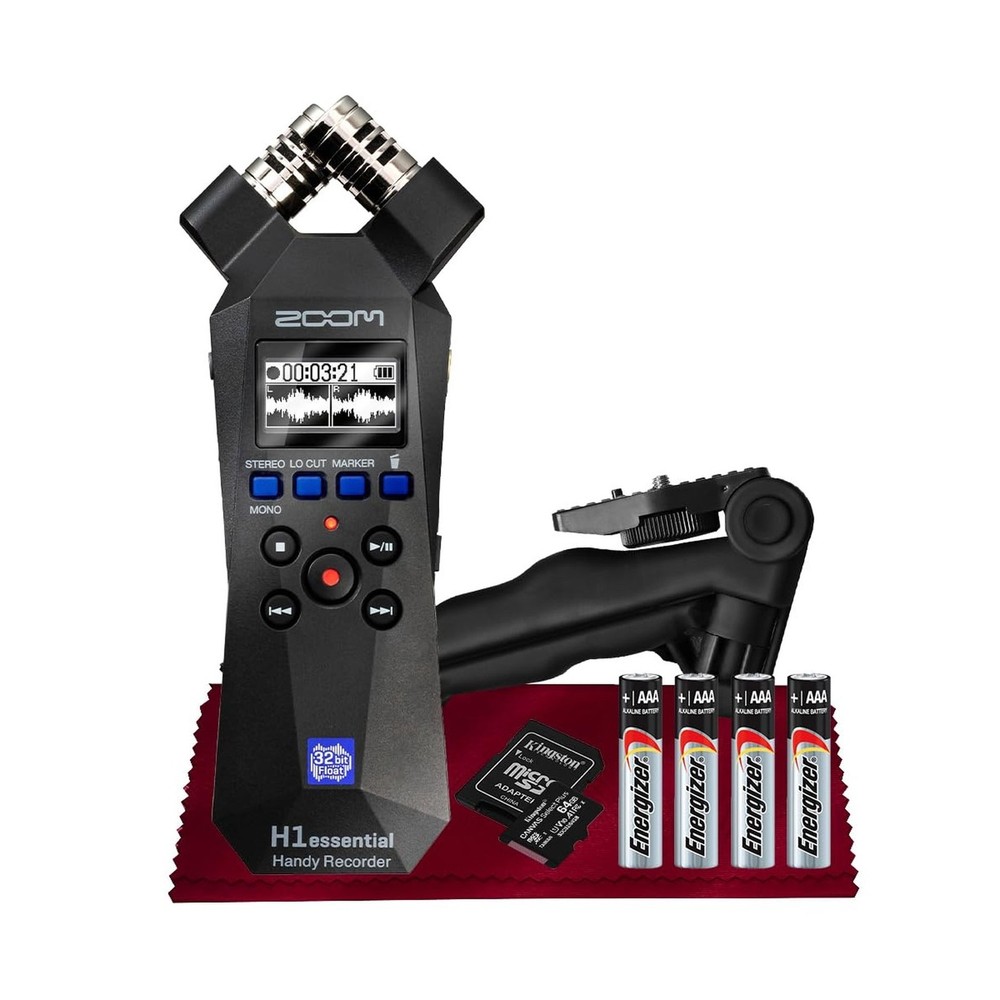 Zoom H1essential Stereo Handy Recorder – H1 Essential (H1E) Portable Audio