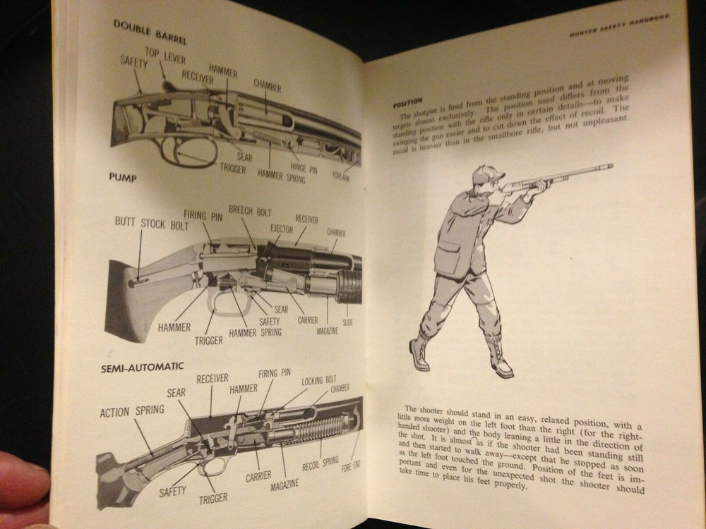 Vtg. NRA Hunter Safety Handbook--Free Ship