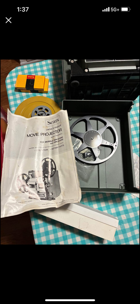 vintage projector made by sears