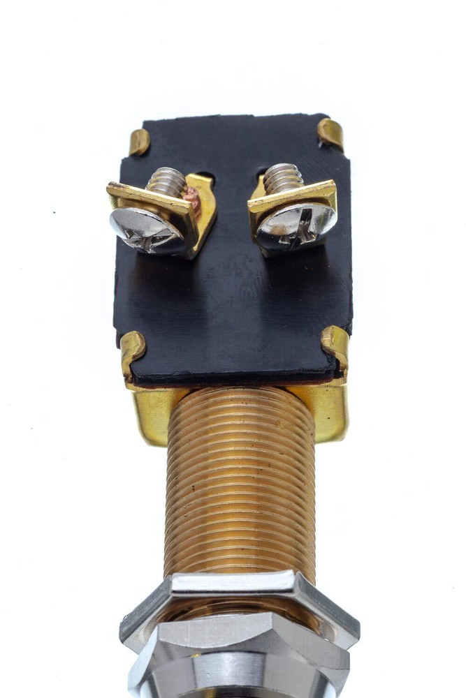 Seachoice 2-Position Push Button Starter/Horn Switch,Silver