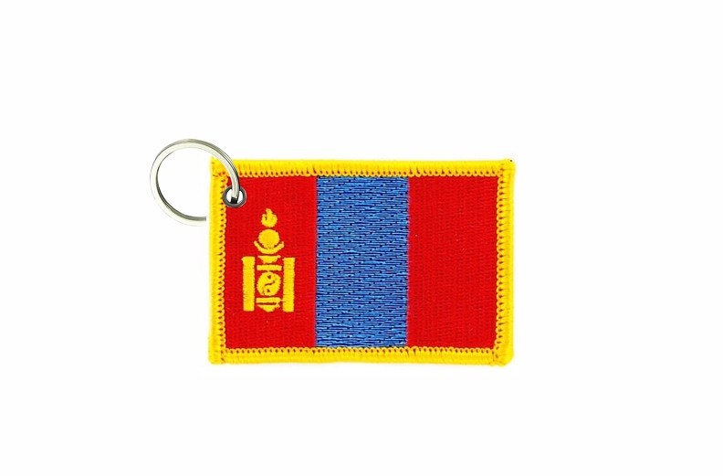 Keychain Brooch Patch Badge Flag Mongolia
