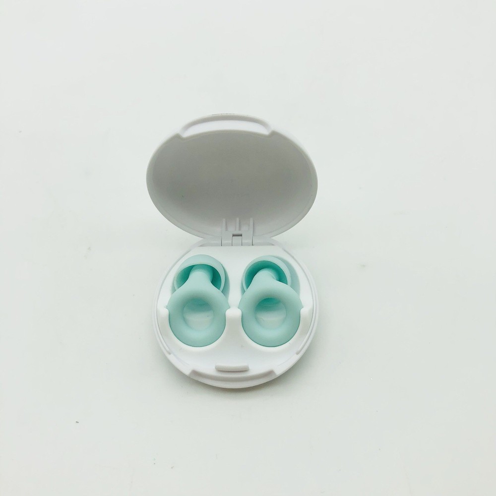 Loop Quiet 2 Ear Plugs Ultra-Comfy Reusable Noise-Reducing Earplugs (Mint)