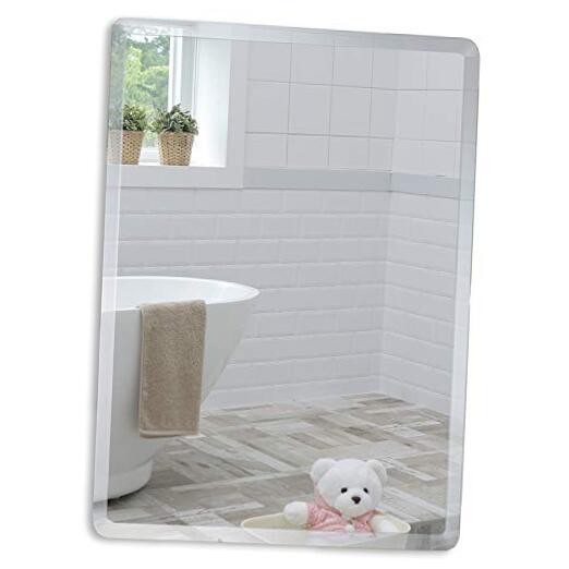 Mood Rectangular Bathroom Mirror Wall Mounted (20 x 28 Inch), 28"L x 20"W